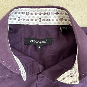 Bogosse Men's Purple Dress Shirt